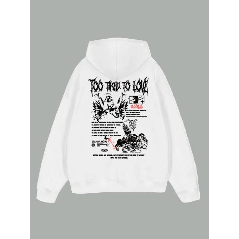 

Cold Season Commutes & Friend Meetups, Men s Hooded Sweatshirt XXL білий