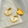 High-Quality Stainless Steel Heart Letter Pendant Necklace - Trendy Ins Style Clavicle Chain