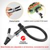 NEWACALOX Clip-on Soldering PCB Holder Tool with 3X LED Magnifier 5Pcs Helping Arms Welding Workshop Helping Station Repair
