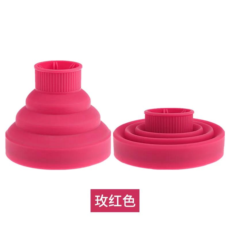 Barbertop Silicone Hairdryer Diffuser Cover Temperature Resistant Silica Foldable Hairdressing Curly Styling Hair Care Salon