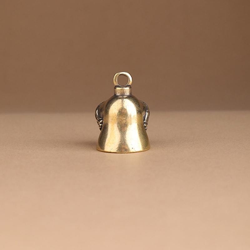 Guardian Bell Motorcycle Bell For Bikers Women Men W/Hanger Biker Bell For Riders Good Luck Riding Bell Spirit Bell Moto