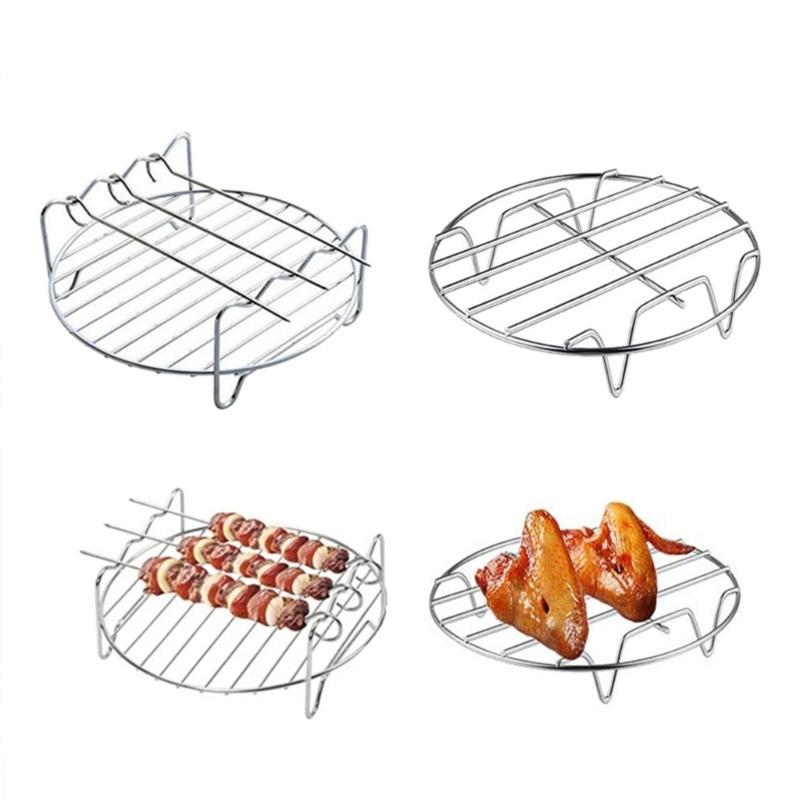 6pcs/set Practical Cookware Set Round Cake Pans & Baking Tray for Home Kitchen