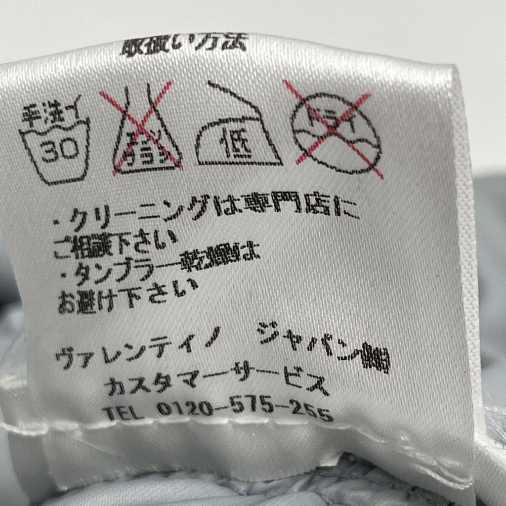 Red Valentino KR3CN00B Gray X Black Mesh Dot Short Down Jacket Jacket 40 grayUsed