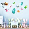 Indoor And Outdoor Wall Decorations Luminous Cartoon Dinosaur Sticker, Self-Adhesive Decorative Durable Decals for Glass Doors Waterproof PVC