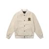 MLB Sherpa Baseball Jacket Unisex Jackets White 31JP05061-50B
