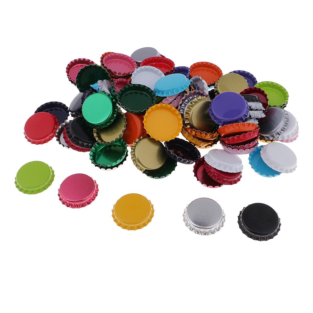 Metall Decorative Flaschenverschluss DIY Heimornament Flache Harze für Schleifen Bastelzubehör für Halskette Armband
