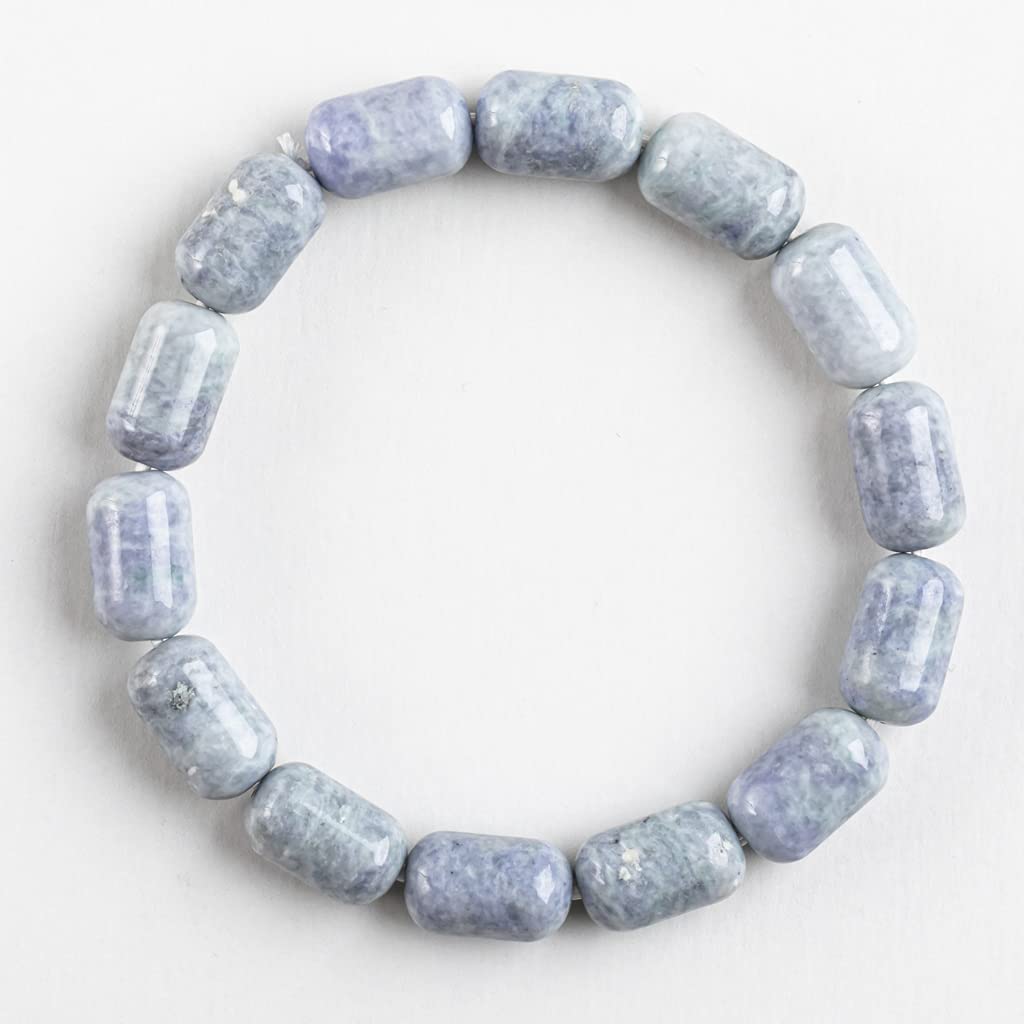 Itoigawa Natur-Jadeit Japanischer Nationaler Jomon Kraftstein Jadeit Werkstatt Spezielles Paulownia-Holz Qualitätsgarantie BR0682 (13mm ösenförmige Perlen,