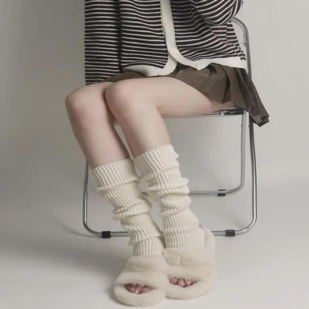 Hollige S2 Daily Loose Fit Ribbed Knit Leg Warmer Socks