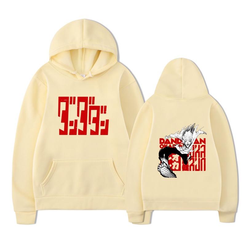 Anime Dandadan Okarun Fashion Hoodie Printed Pocket Long Sleeve Casual Street Wear Men's Hoodie Sportswear Harajuku Clothing