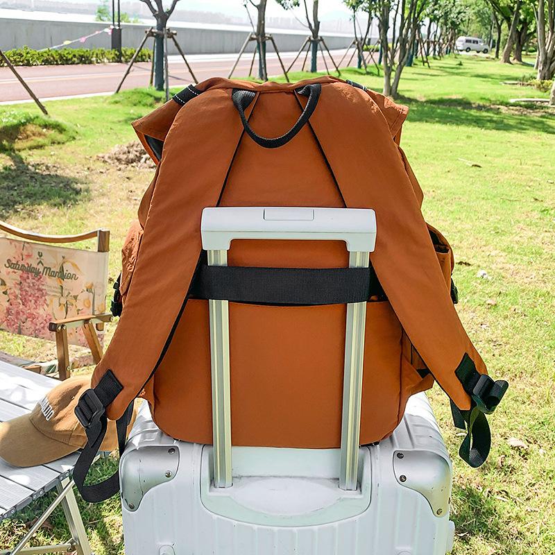 Large Capacity Sports Travel Backpack Anti-splash Nylon Camping Hiking Backpack Multifunctional Outdoor Hiking Bag