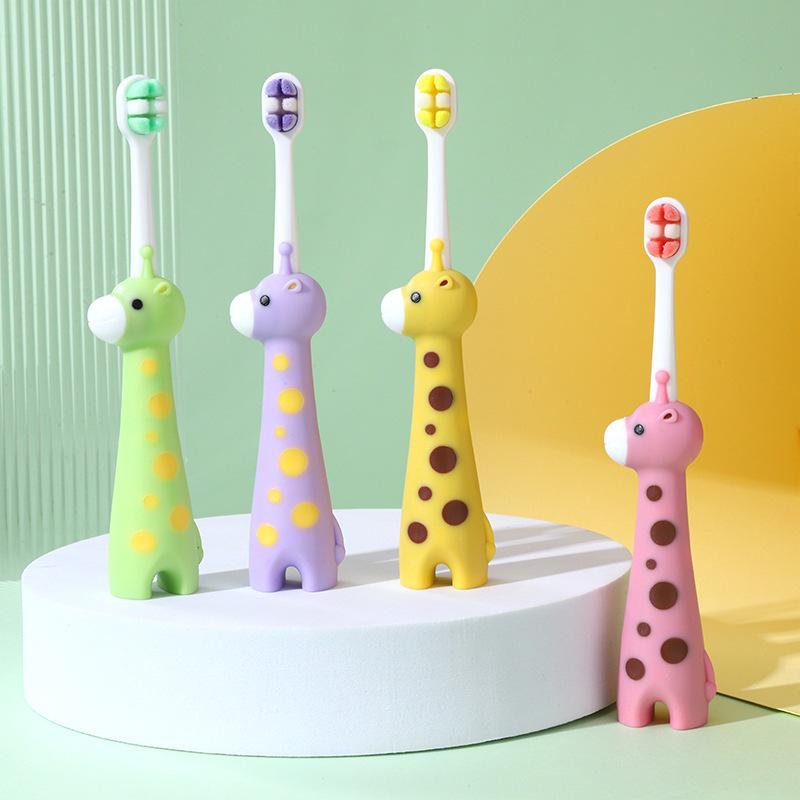 Zehntausend Borsten Weiche Zahnbürste für Kinder von 2-12 Jahren – Sanfte Pflege für zahnende Kinder, Ideal für die Mundhygiene von Babys und Schülern.