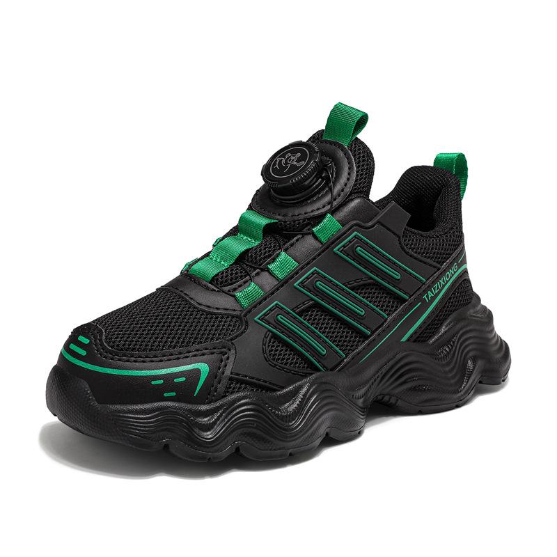 Fall/Winter Boys' Waterproof Leather Sports Shoes - Lightweight, Soft Sole for Medium/Large Kids