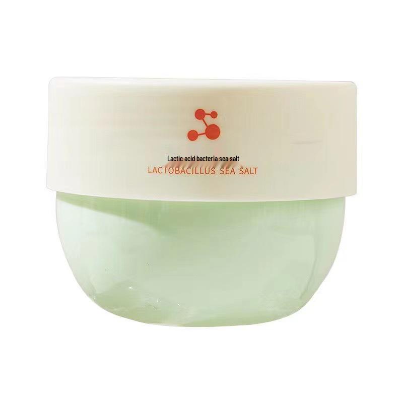 Lactic Acid Sea Salt Anti-Dandruff Scalp Cleansing Paste - Exfoliating, Oil Control & Anti-Itch Shampoo.