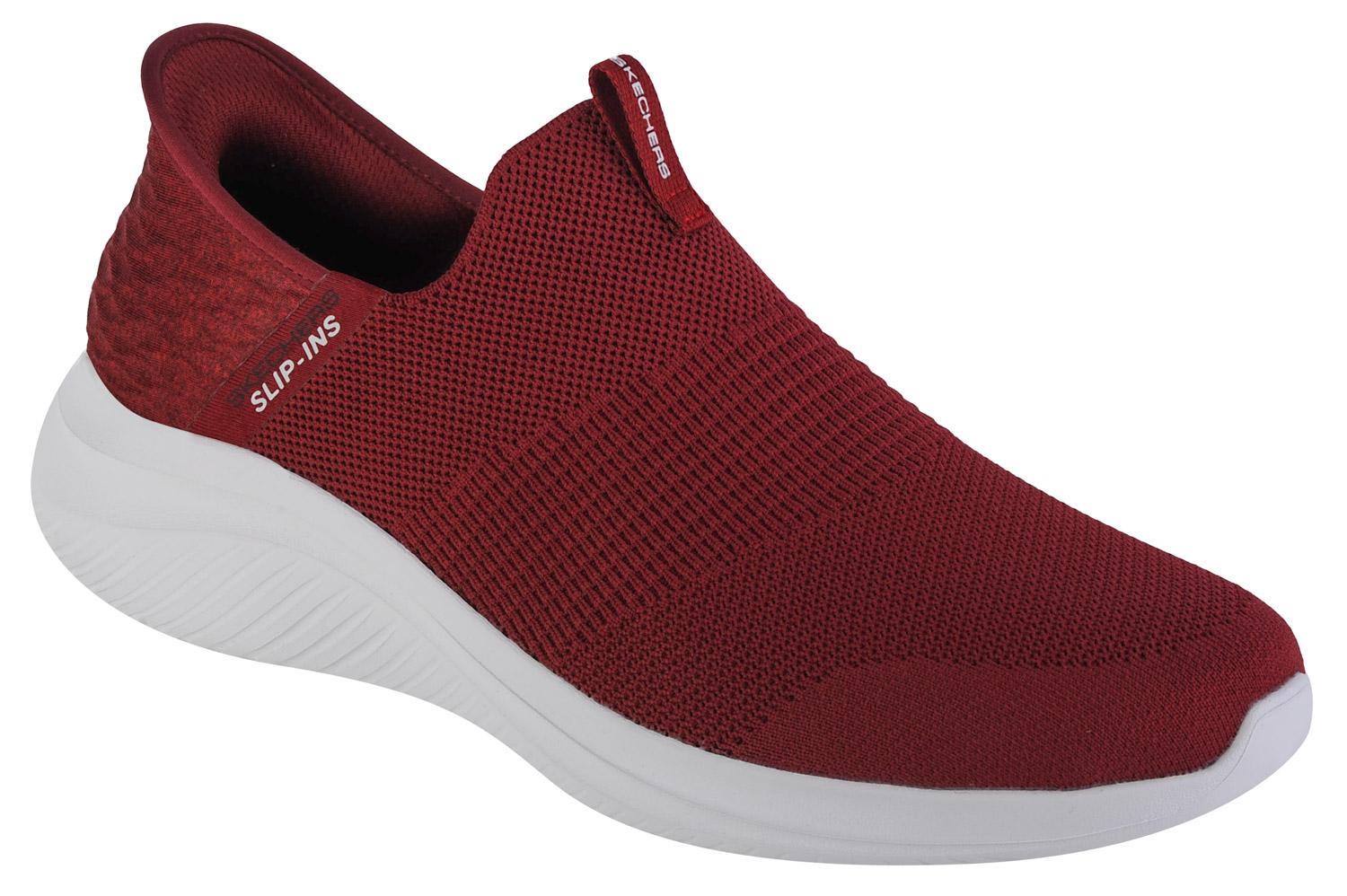 Skechers Slip-Ins Ultra Flex 3.0 Smooth Step, Mens burgundy Sneakers