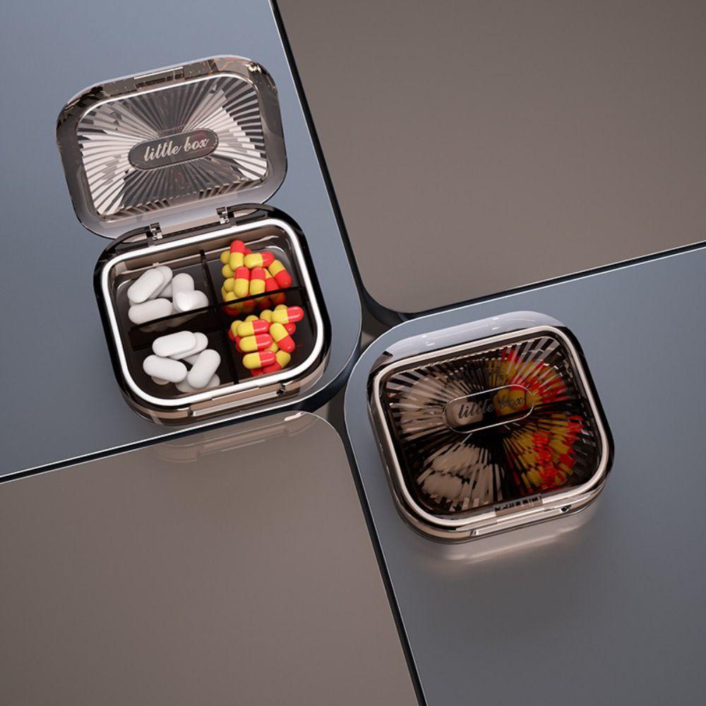 Portable Pill Storage Box Waterproof Pill Case Mini Sealed Storage Medicine Box  Home