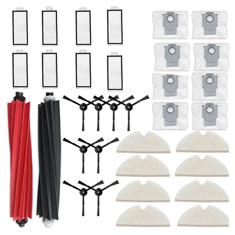 A44Z-Compatible For Roborock Q8 Max, Q8 Max+, Q5 Pro,Replacement Parts Accessories Main Side Brush Hepa Filter Mop Dust Bag
