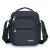 Men Multi-layer Shoulder Bag Fashionable Casual Lightweight Nylon Crossbody Bag for Daily Outing Commuting Small Handbag