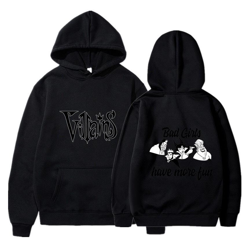 Villains Hoodie Sweatshirts Men Women Fashion Casual  Autumn Winter Fleece Streetwear Tops