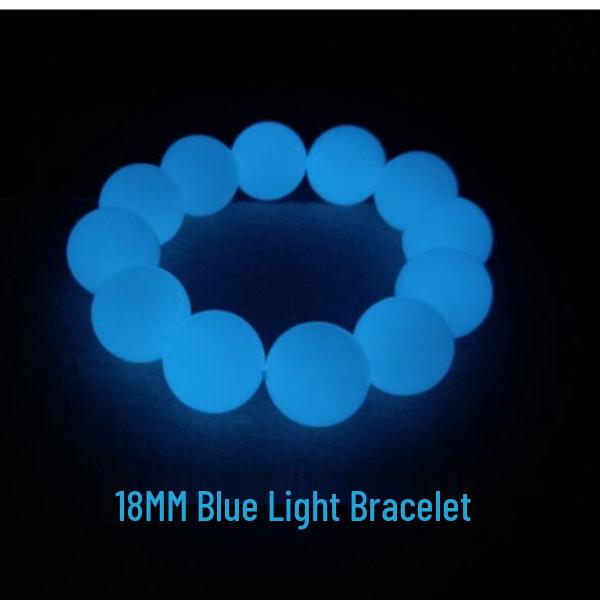 Świecąca w ciemności bransoletka dla par - Fluorescencyjny kamień Nocna Perła dla mężczyzn i kobiet