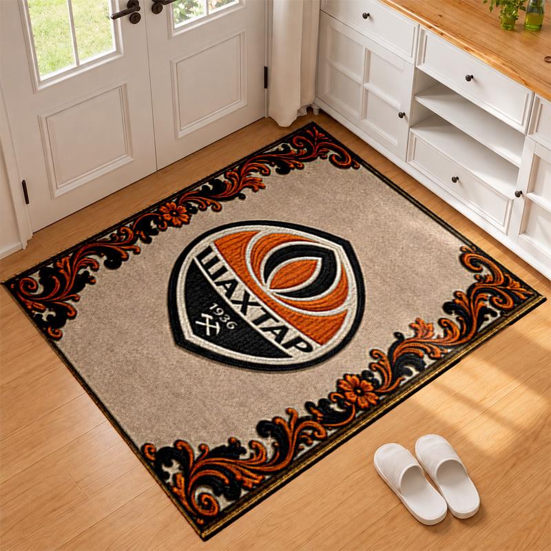 FC Shakhtar Donetsk Vloerkleed Deurmat voor Woonkamer of Slaapkamer Beschermmat Onder Stoel Kantoor Decoratie Kerstcadeau Verjaardagscadeau