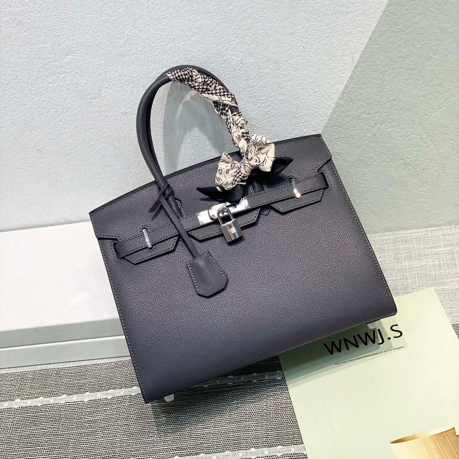 

Новая сумка с внешним швом Platinum Bag из натуральной кожи с рисунком пальмы, женская, большая вместимость, универсальная сумка через плечо на одно плечо 25x12x20cm strapless