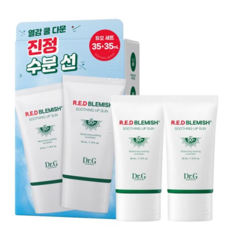 Dr.G Red Blemish Soothing Up Sunscreen 35ml x 2 Double Set SPF50+ PA+++