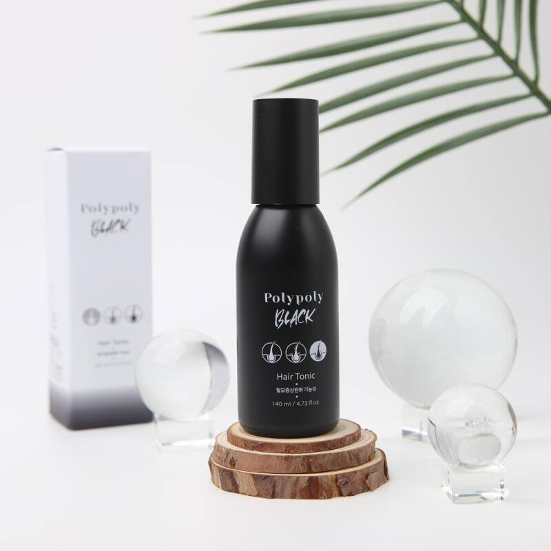 POLY POLY ЧЕРНЫЙ Спрей-тоник для кожи головы с эффектом маскировки 140 мл