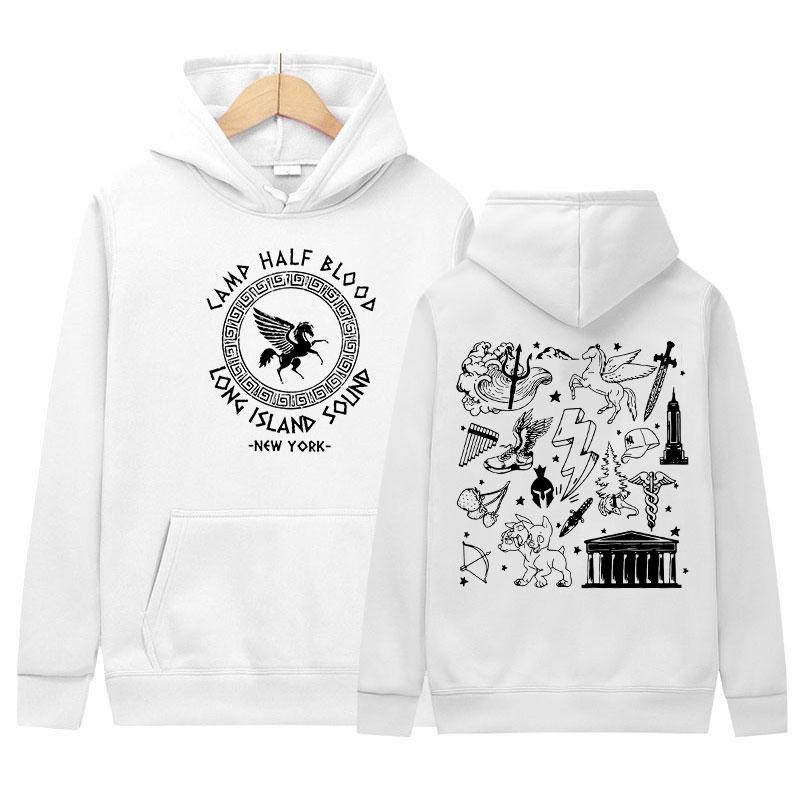 Percy Jackson Halbblut-Hoodie, Camp Long Island Sound, lässiger Pullover, Damenmode, Oversized-Sweatshirt