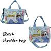 Stylish Canvas Shoulder Bag With Cartoon Design, Blue Color, Medium Size, 3021cm