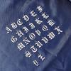 201 Stainless Steel Pendants with Jump Ring Old English Alphabet Laser Cut Letter A~Z 26pcs/box