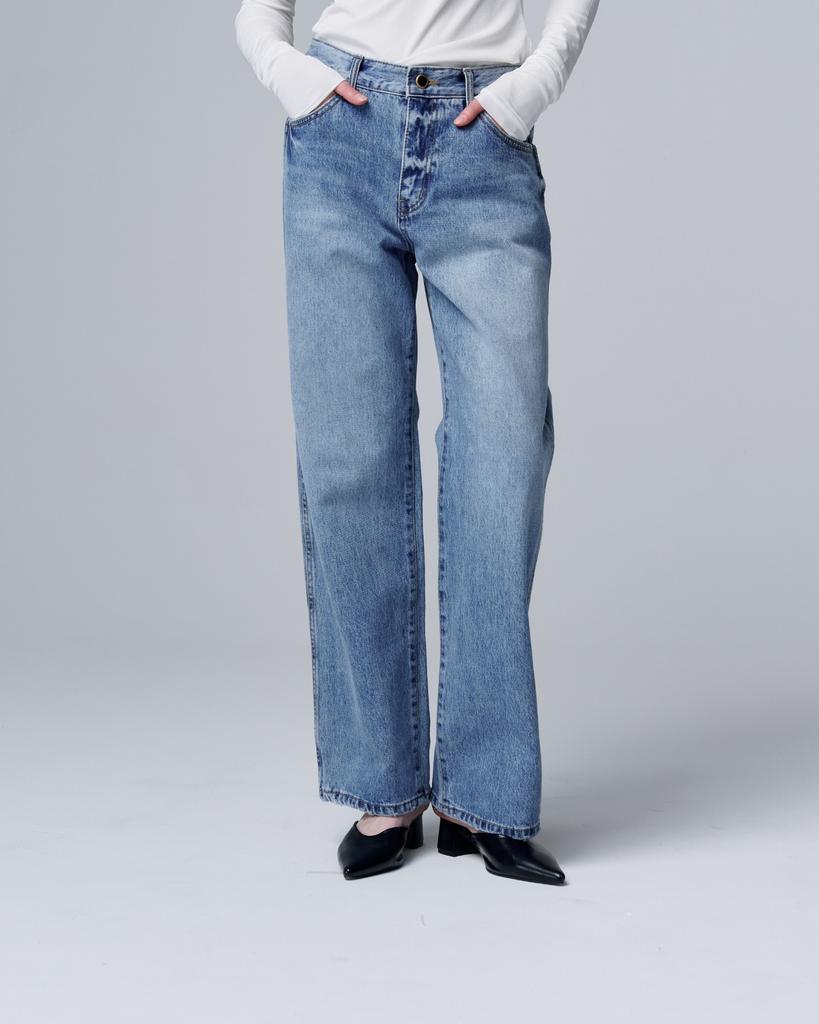Odeupeulejenteu Pearly Straight Denim