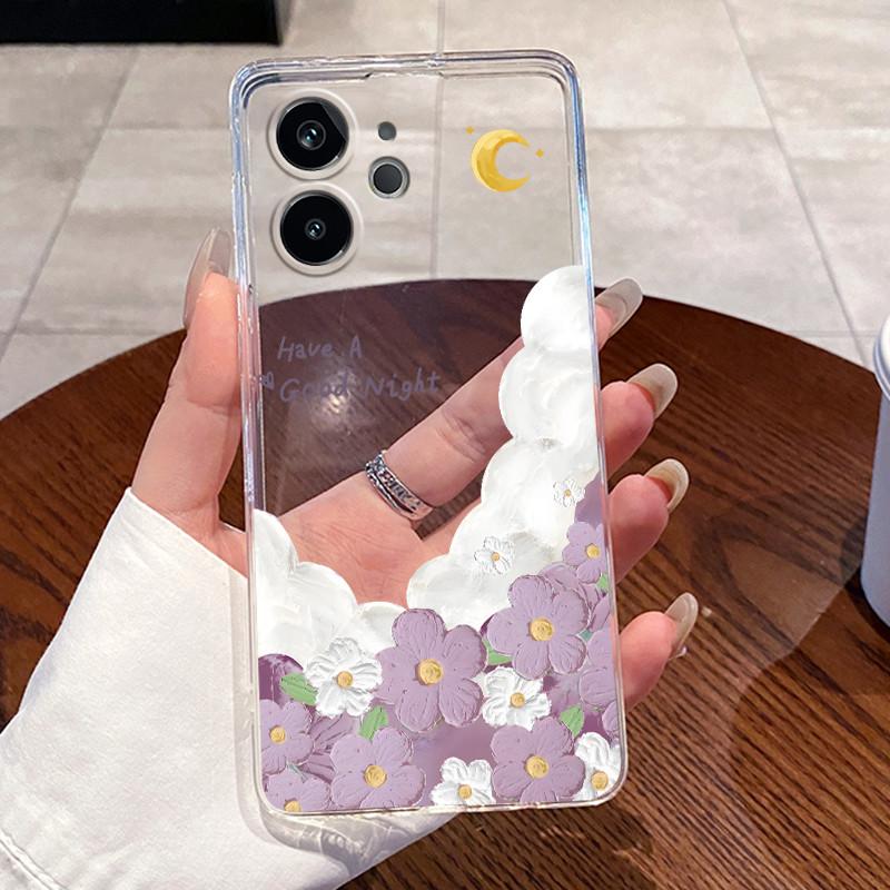 Casing For Realme GT 6 6T Neo6 SE 5G 2024 Phone Case Aesthetic Cute Cat Soft Clear Cover For Realme Neo 6 Neo6SE GT6 GT6T Cases