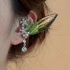 Shiny Butterfly Earrings Exquisite Wings Ear Clip Fashion Green Elf Ear Clip  Ladies