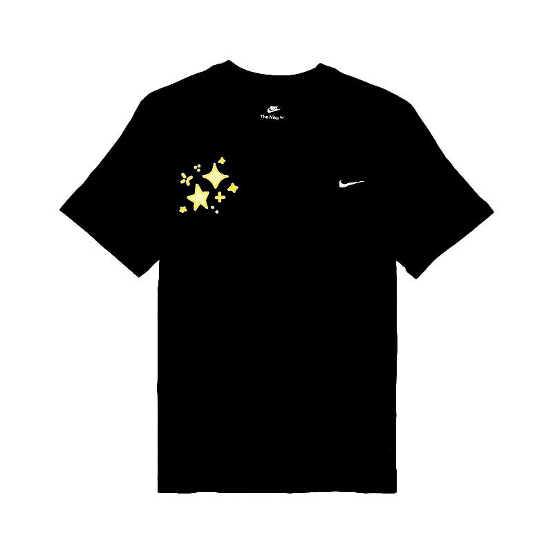 Nike Sportswear Outdoor Sports Versatile Breathable Embroidered Logo Crew Neck Casual Straight Fit Short Sleeve T-Shirt BV0508-010(TEAM702-BV25)