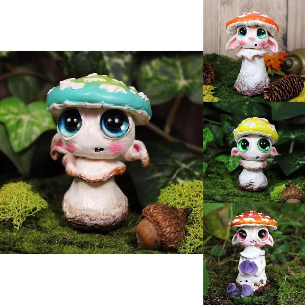 Adorable Mushroom Elf Resin Figurine Charming Home Decor Tabletop Decoration For Garden