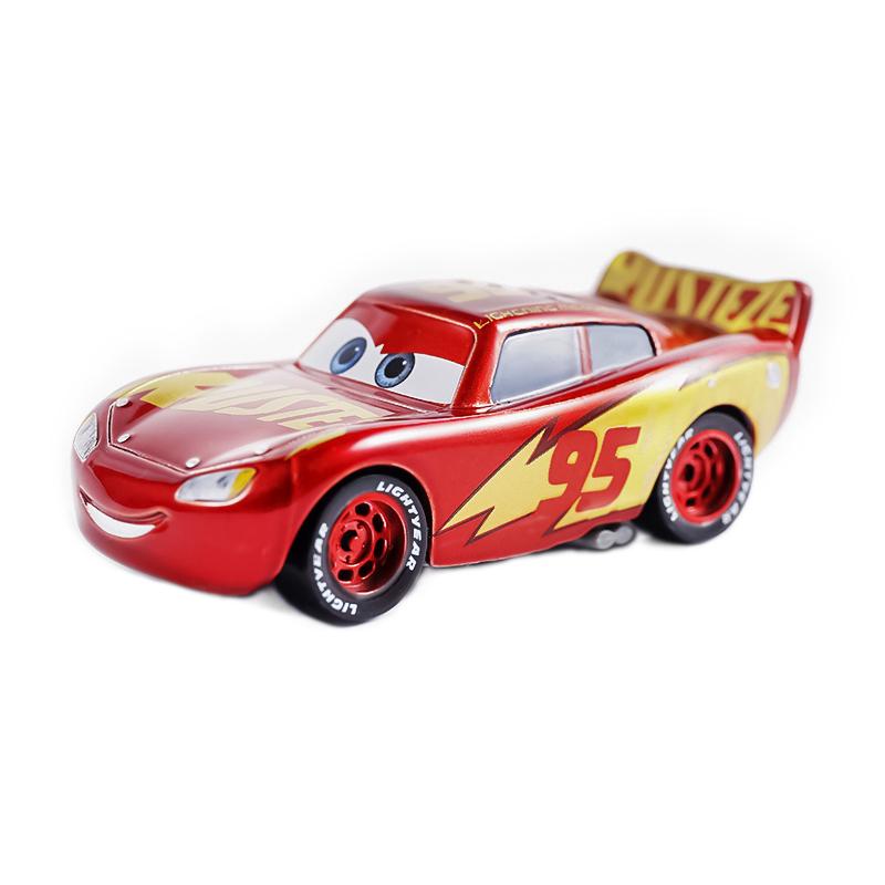 Cars Disney Pixar Toys Lightning McQueen Jacktion Storm Toy Car 1:55 Diecast Vehicle Metal Toy Car Kids Birthday Gift
