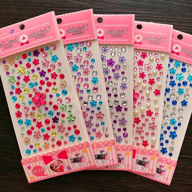 Educational Shiny Princess Gem Stickers for Girls - Crystal Diamonds Cartoon Dress-up Rewards