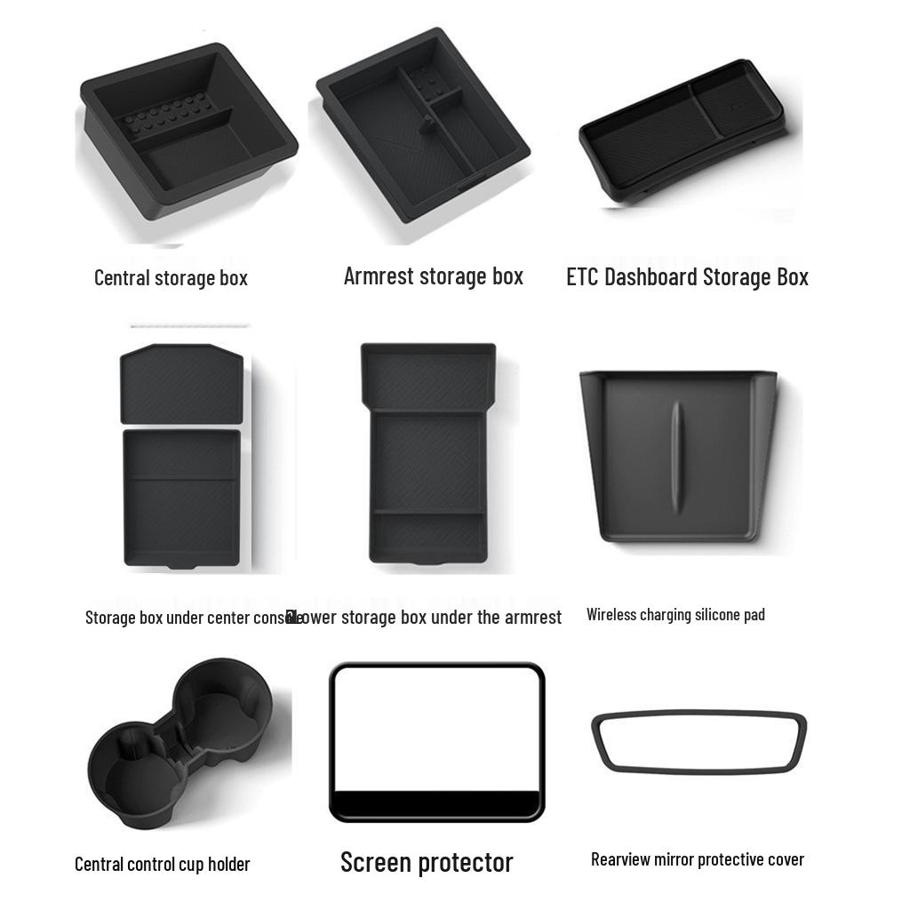 Wireless Charging Silicone Pad for Tesla Model Y/3 Console