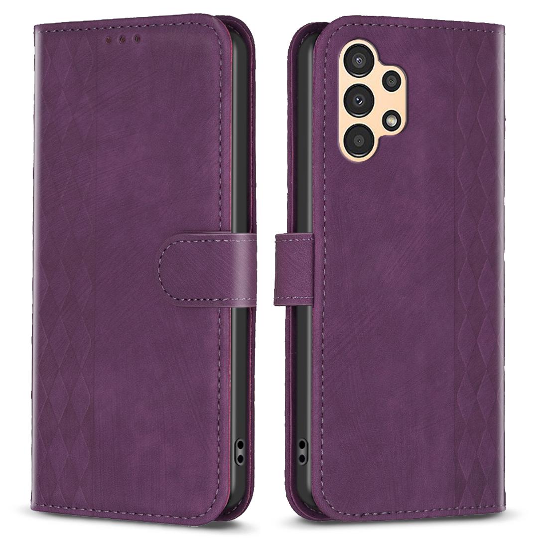 

Для Samsung Galaxy A23 4G/A23 5G (Глобальная версия)/M23 5G/M13 4G/F23 5G Чехол для телефона Кошелек Тисненый узор Подставка Чехол Purple