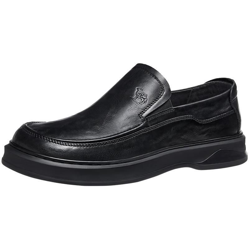 CAMEL Men s Business Casual Slip-On Leather Shoes 42