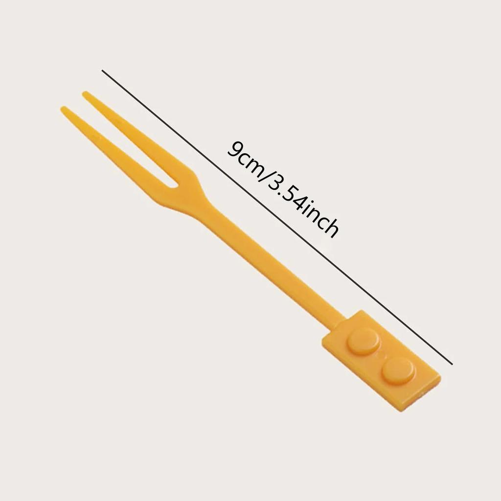 36pcs-Creative Fruit Sign Disposable Household Fruit Fork Cute Dessert Fork Cake Small Fork Hotel Western Food Fruit Fork