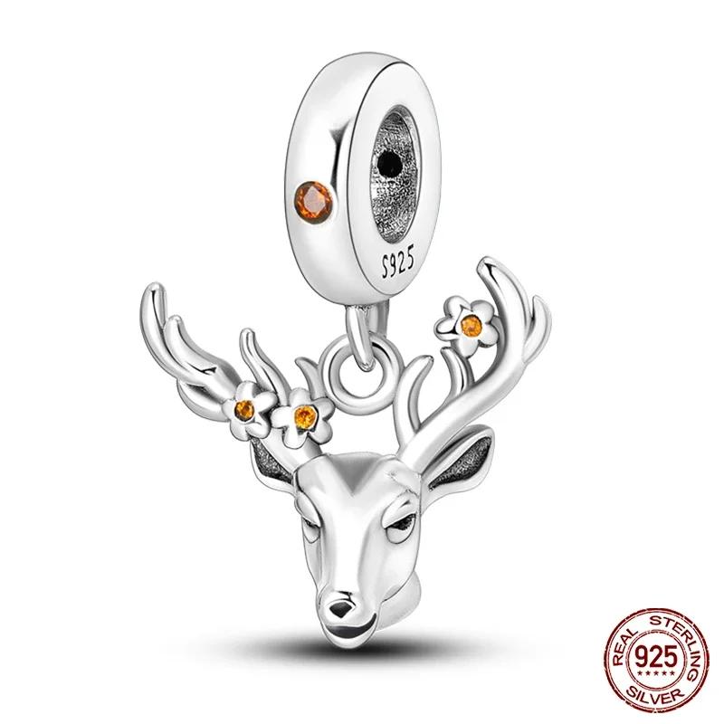 925 Silver Fashion Camera Coffee Cup Flower Charms Beads Fit 925 Original Bracelet DIY Birthday Jewelry Making for Women