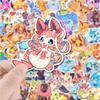 10/30/50/100pcs Kawaii  Eevee Cartoon Stickers Cute Anime Pikachu Decals Waterproof DIY Laptop Phone Stationery Sticker