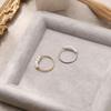 Elegant Cross-Border 18K Gold-Plated Stainless Steel Ring with Natural Freshwater Pearl
