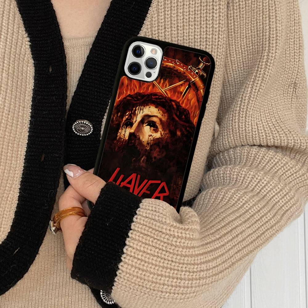 S-Slayers Band For IPhone 17 16 15 14 13 12 11 Pro Max Plus Shockproof PC+TPU Phone Back Cover