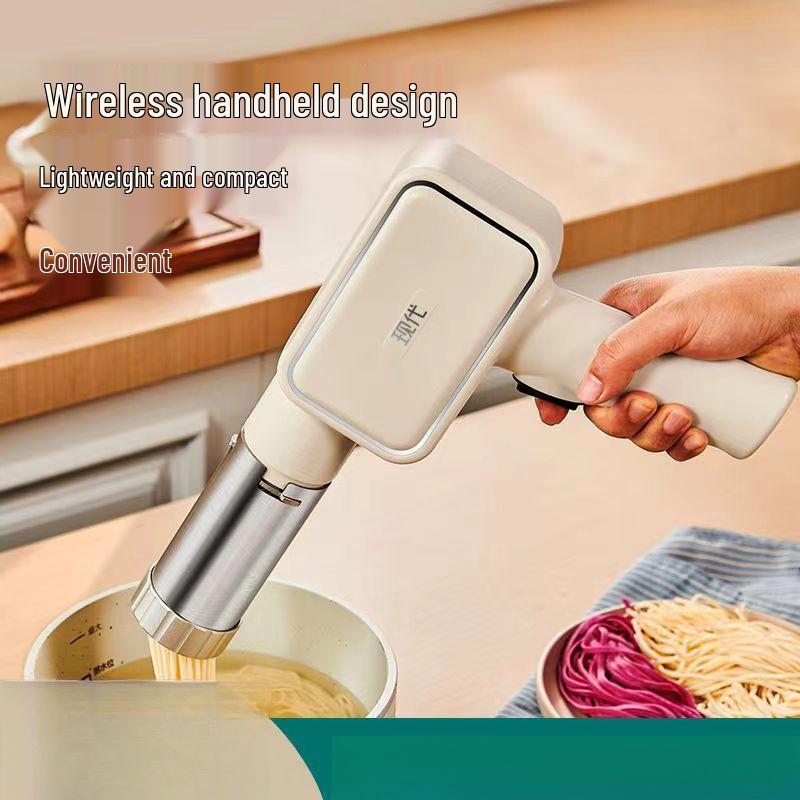 Wireless Small Handheld Automatic Noodle & Dough Press Machine: Multifunctional Home Use