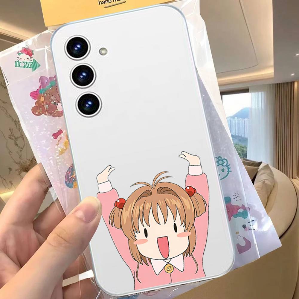 Cute C-Cardcaptor Sakura-s For Samsung Galaxy A52 A12 A51 S21 Edge S22ULTRA S23 S20LITE Plus Ultra Transparent Cover