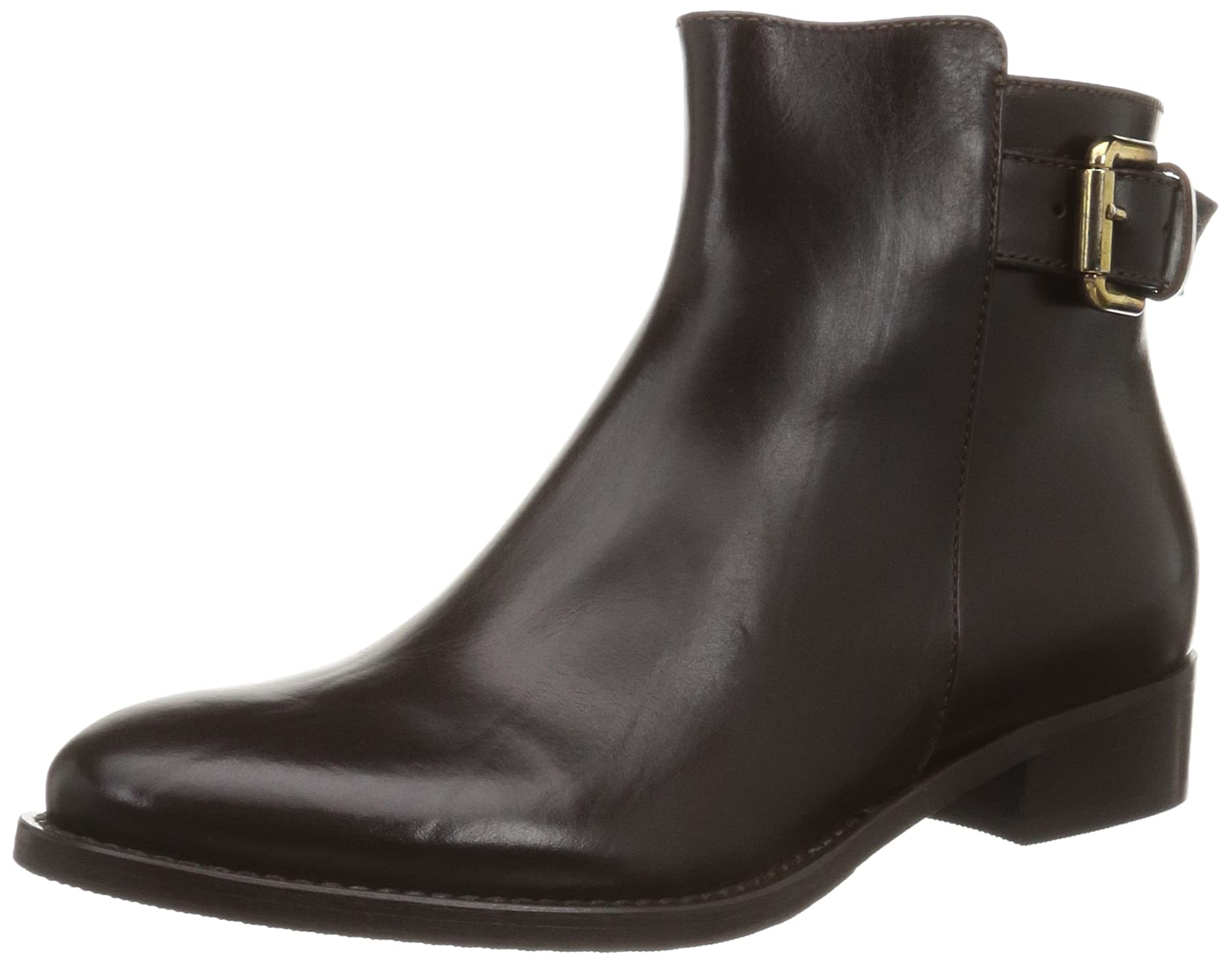 

Ankle boots belt short boots dark brown [Luca Grossi] темно-коричневого кольору