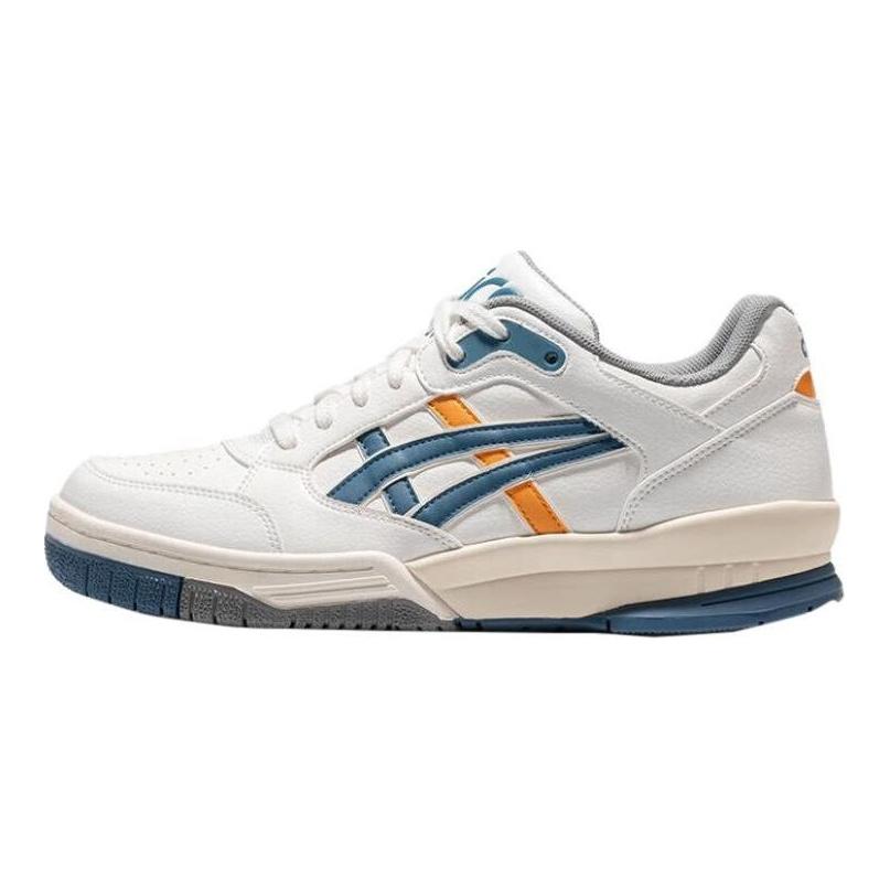 Asics Gel-Spotlyte Low Synthetic Leather Sports Wear Resistant Breathable Low-Top Sneakers Unisex Sneakers White Blue 1203A399-100