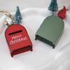 Vintage Metal Santa Mailbox Mail Box Keepsake Ornaments for Christmas Tree Decorations Gifts for Kids Mailman Post Office